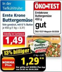 Norma Ernte Krone Buttergemüse Angebot