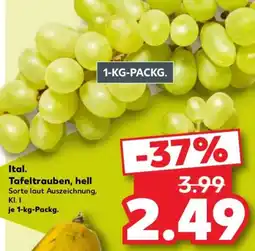 Kaufland Ital. Tafeltrauben, hell Angebot