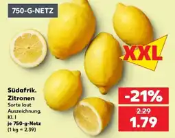 Kaufland Südafrik. Zitronen Angebot
