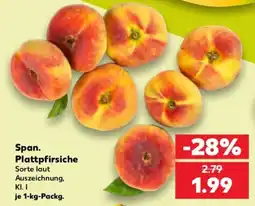 Kaufland Span. Plattpfirsiche Angebot