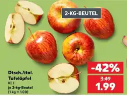 Kaufland Dtsch./ital. Tafeläpfel Angebot