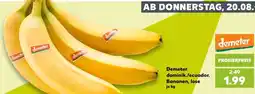 Kaufland Demeter dominik./ecuador. Bananen, lose Angebot