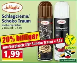 Norma Schlagfix Schlagcreme/Schoko Traum Angebot