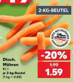 Kaufland Dtsch. Möhren Angebot