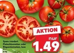 Kaufland Span./niederl. Fleisch- oder Rispentomaten Angebot