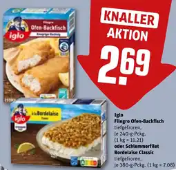 Sonderpreis Baumarkt Iglo Filegro Ofen-Backfisch Angebot