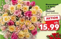 Kaufland Blumenstrauß, z. B. Sprayrosen-Mixstrauß Angebot