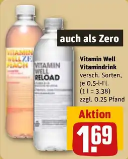 Sonderpreis Baumarkt Vitamin Well Vitamindrink Angebot