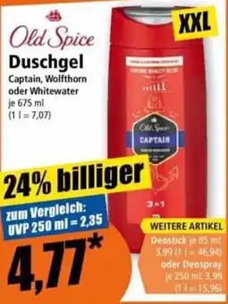 Norma Old Spice Duschgel Captain Angebot