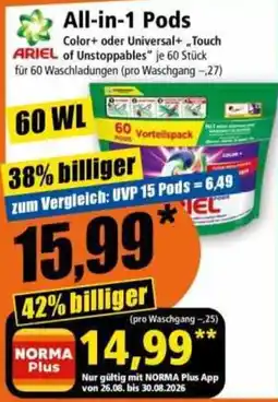 Norma All-in-1 Pods Angebot