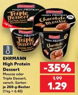 Kaufland EHRMANN High Protein Dessert Angebot