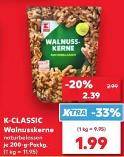 Kaufland K-CLASSIC Walnusskerne naturbelassen Angebot