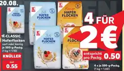 Kaufland K-CLASSIC Haferflocken Angebot