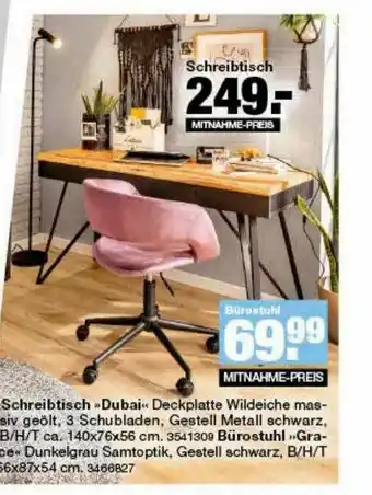 Segmüller Schreibtisch >dubai< Angebot