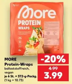 Kaufland MORE Protein-Wraps Angebot