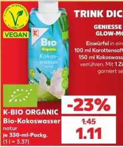 Kaufland K-BIO ORGANIC Bio-Kokoswasser Angebot