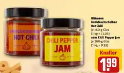 Sonderpreis Baumarkt Dittmann Knoblauchscheiben Hot Chili Angebot