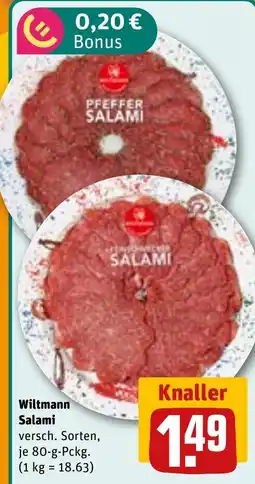 Sonderpreis Baumarkt Wiltmann Salami Angebot