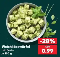 Kaufland Weichkäsewürfel mit Pesto Angebot