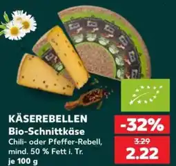 Kaufland KÄSEREBELLEN Bio-Schnittkäse Angebot