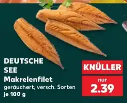 Kaufland DEUTSCHE SEE Makrelenfilet Angebot