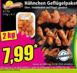 Norma GUT LANGENHOF Hähnchen Geflügelpaket Angebot