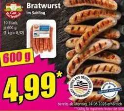 Norma Bratwurst im Saitling Angebot