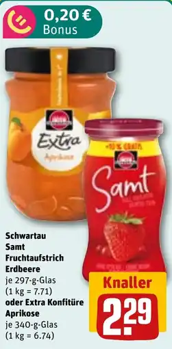 Sonderpreis Baumarkt Schwartau Samt Fruchtaufstrich Erdbeere Angebot