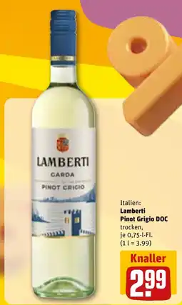 Sonderpreis Baumarkt Lamberti Pinot Grigio DOC Angebot
