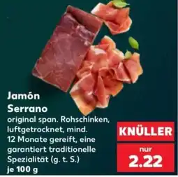 Kaufland Jamón Serrano Angebot