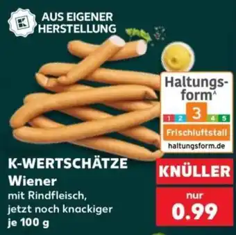 Kaufland K-WERTSCHÄTZE Wiener Angebot