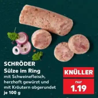 Kaufland SCHRÖDER Sülze im Ring Angebot