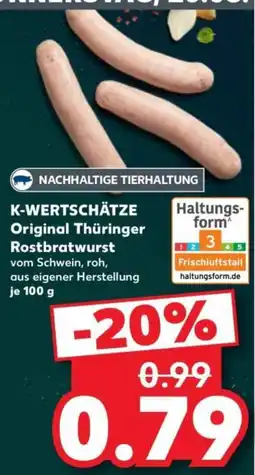 Kaufland K-WERTSCHÄTZE Original Thüringer Rostbratwurst Angebot