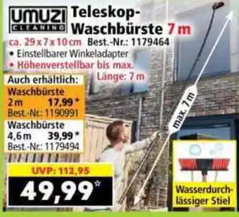 Norma UMUZI Teleskop-Waschbürste Angebot