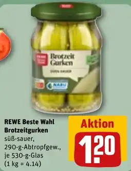 Sonderpreis Baumarkt Brotzeit Gurken Angebot