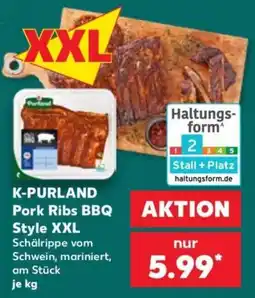 Kaufland K-PURLAND Pork Ribs BBQ Style XXL Angebot