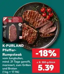 Kaufland K-PURLAND Pfeffer-Rumpsteak Angebot