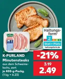 Kaufland K-PURLAND Minutensteaks Angebot