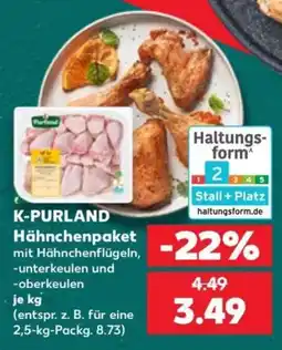 Kaufland K-PURLAND Hähnchenpaket Angebot