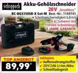 Norma scheppach Akku-Gehölzschneider Angebot