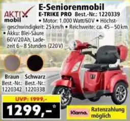 Norma E-Senioren mobil E-TRIKE PRO Angebot