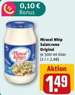 Sonderpreis Baumarkt Miracel Whip Salatcreme Original Angebot