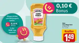Sonderpreis Baumarkt Heinz Curry Mango Sauce Angebot