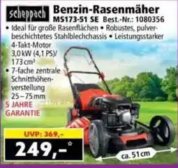 Norma Scheppach Benzins-Rasenmäher MS173-51 SE Angebot