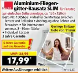 Norma Aluminium-Fliegen-gitter-Bausatz SLIM Angebot