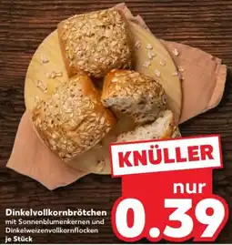 Kaufland KNÜLLER Dinkelvollkornbrötchen Angebot