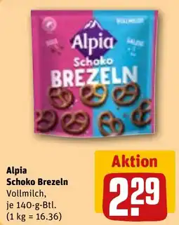 Sonderpreis Baumarkt Alpia Schoko Brezeln Angebot