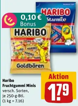 Sonderpreis Baumarkt Haribo Fruchtgummi Minis Angebot