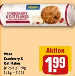 Sonderpreis Baumarkt Wasa Cranberry & Oat Flakes Angebot
