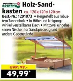 Norma Holz-Sandkasten Angebot